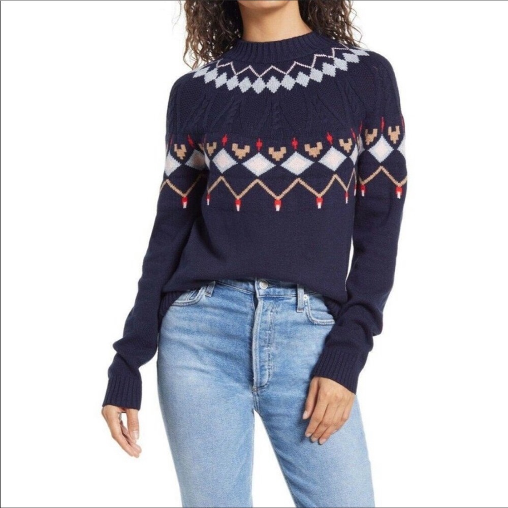 1901 Fair Isle Crewneck Sweater XS